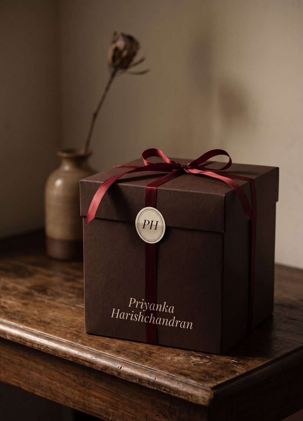 The gift, tied, B packaging